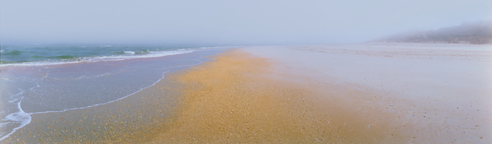 802 The Beach at Matanzas Inlet, Florida by Steve Vaughn